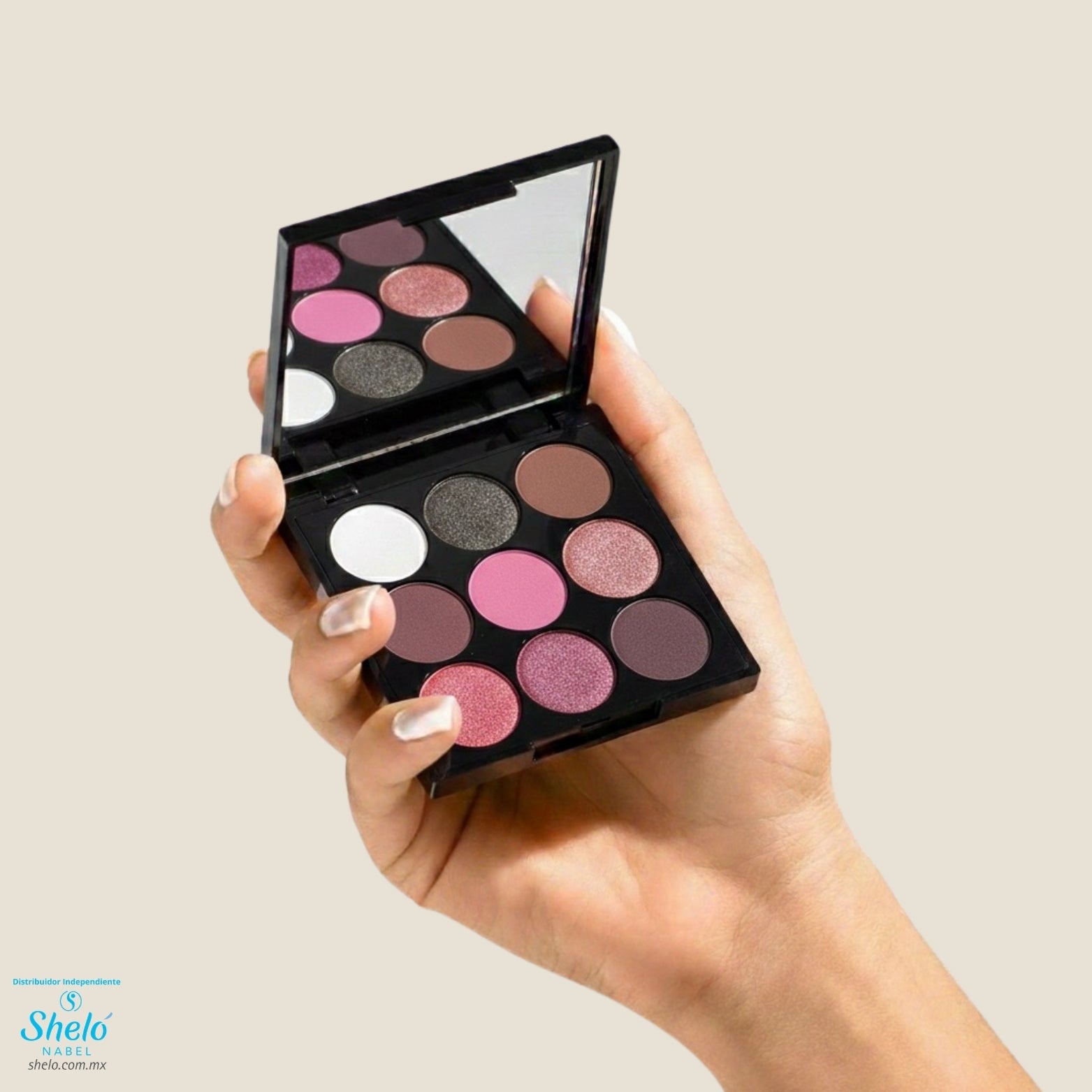 SOMBRAS COMPACTAS ROSA AMANECER