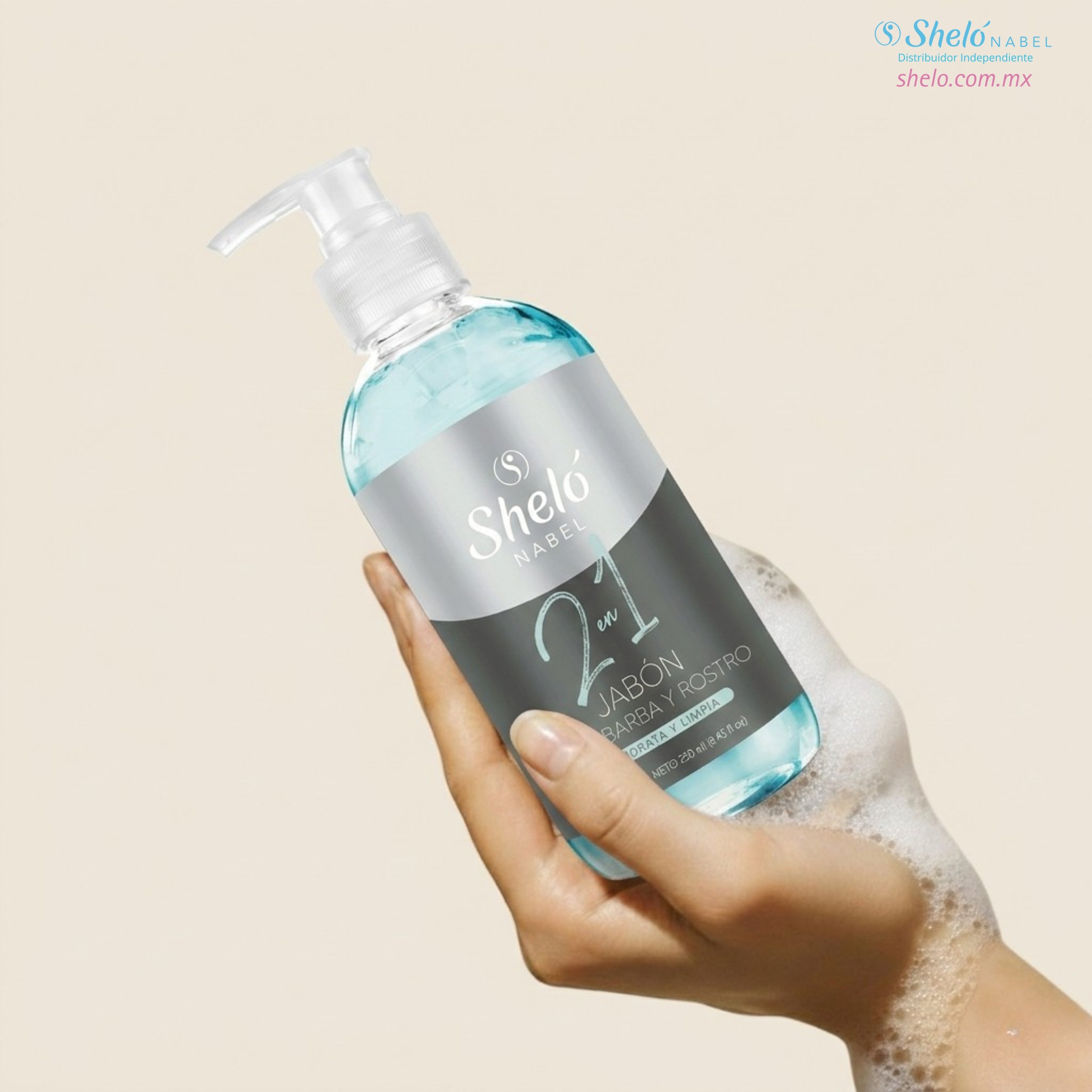 2 EN 1 JABÓN PARA BARBA Y ROSTRO