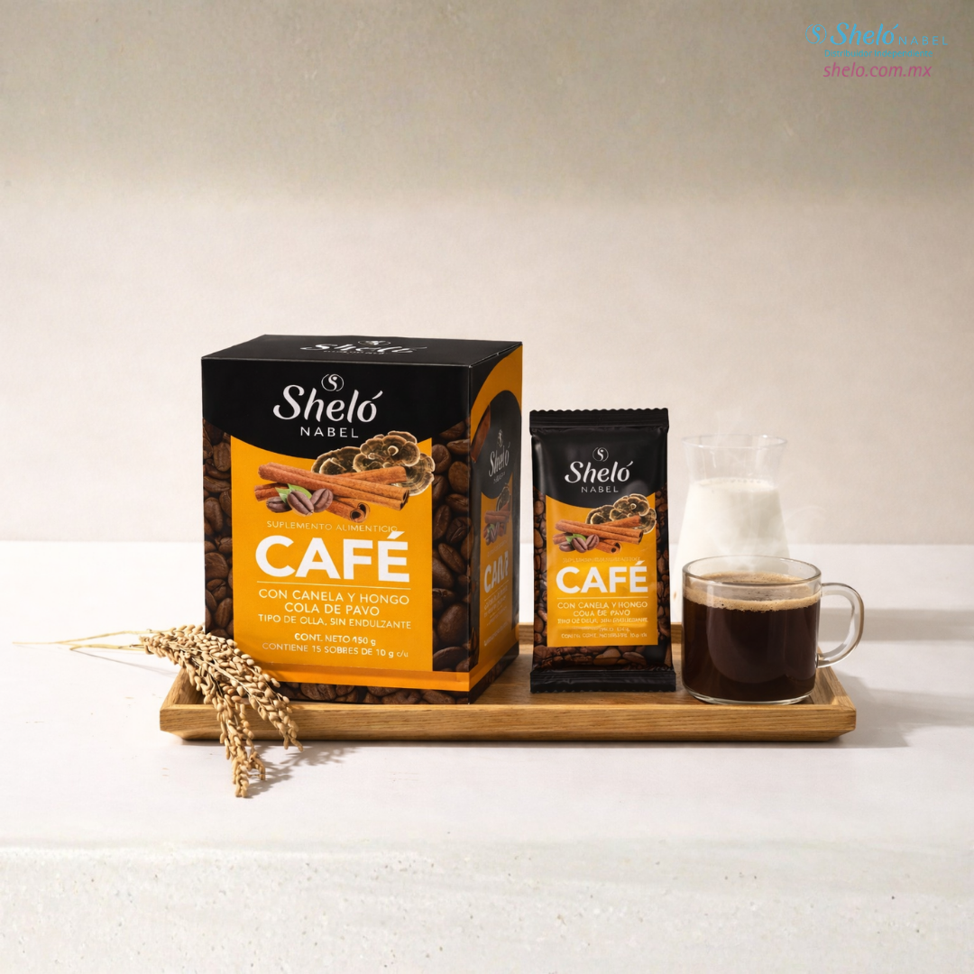 CAFÉ CON CANELA Y HONGO COLA DE PAVO