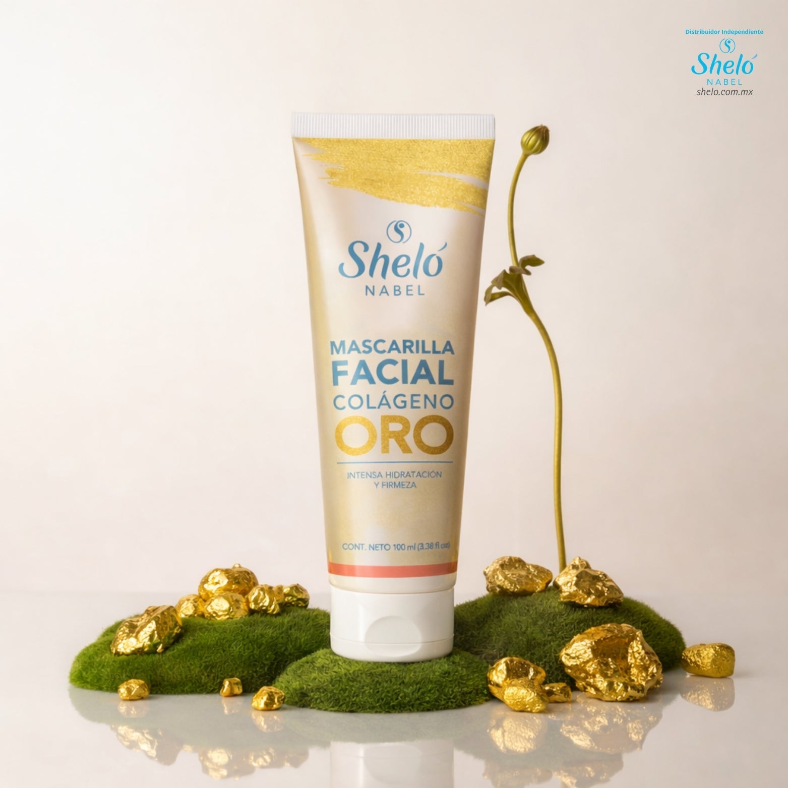 MASCARILLA FACIAL COLÁGENO ORO