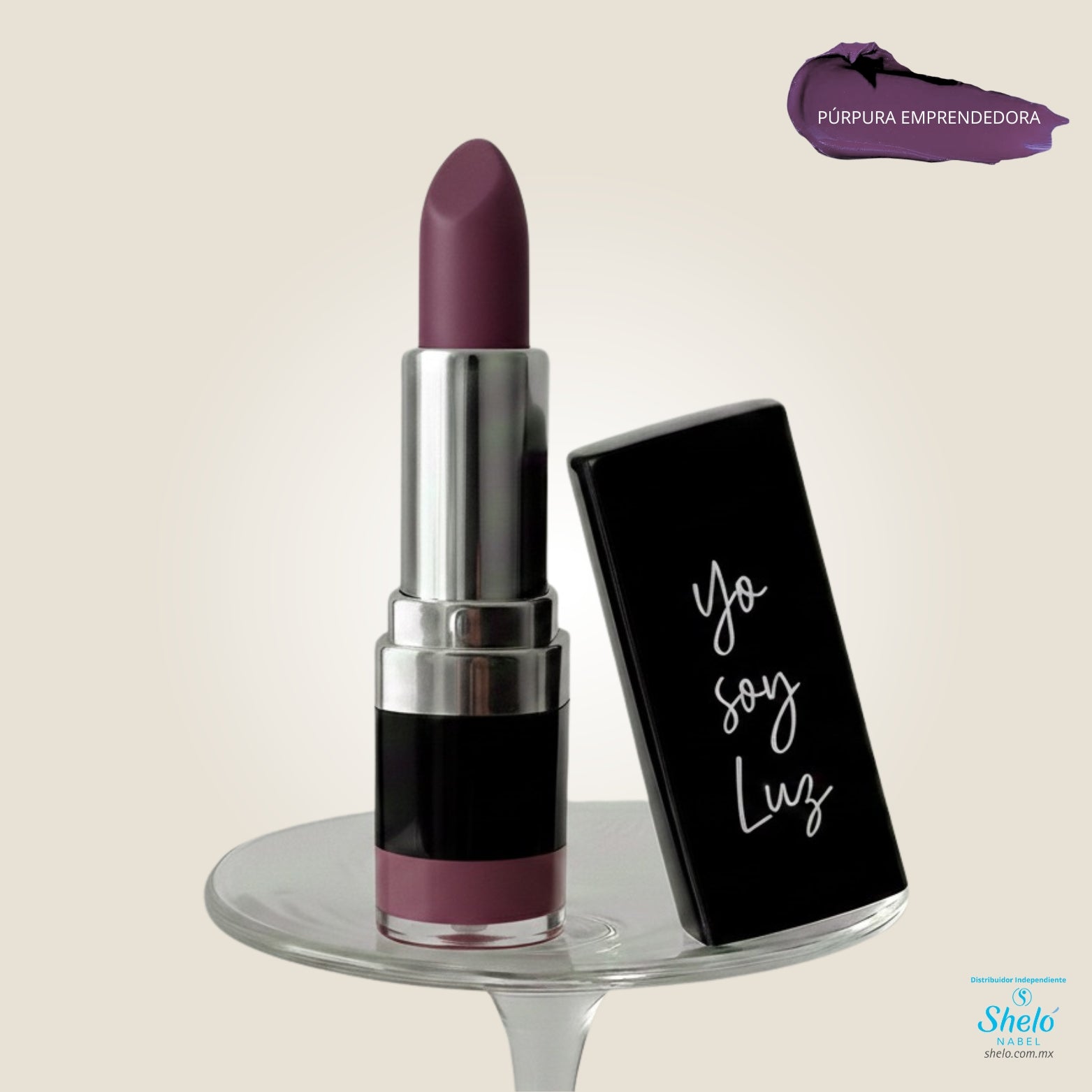 LABIAL MATTE PÚRPURA EMPRENDEDORA