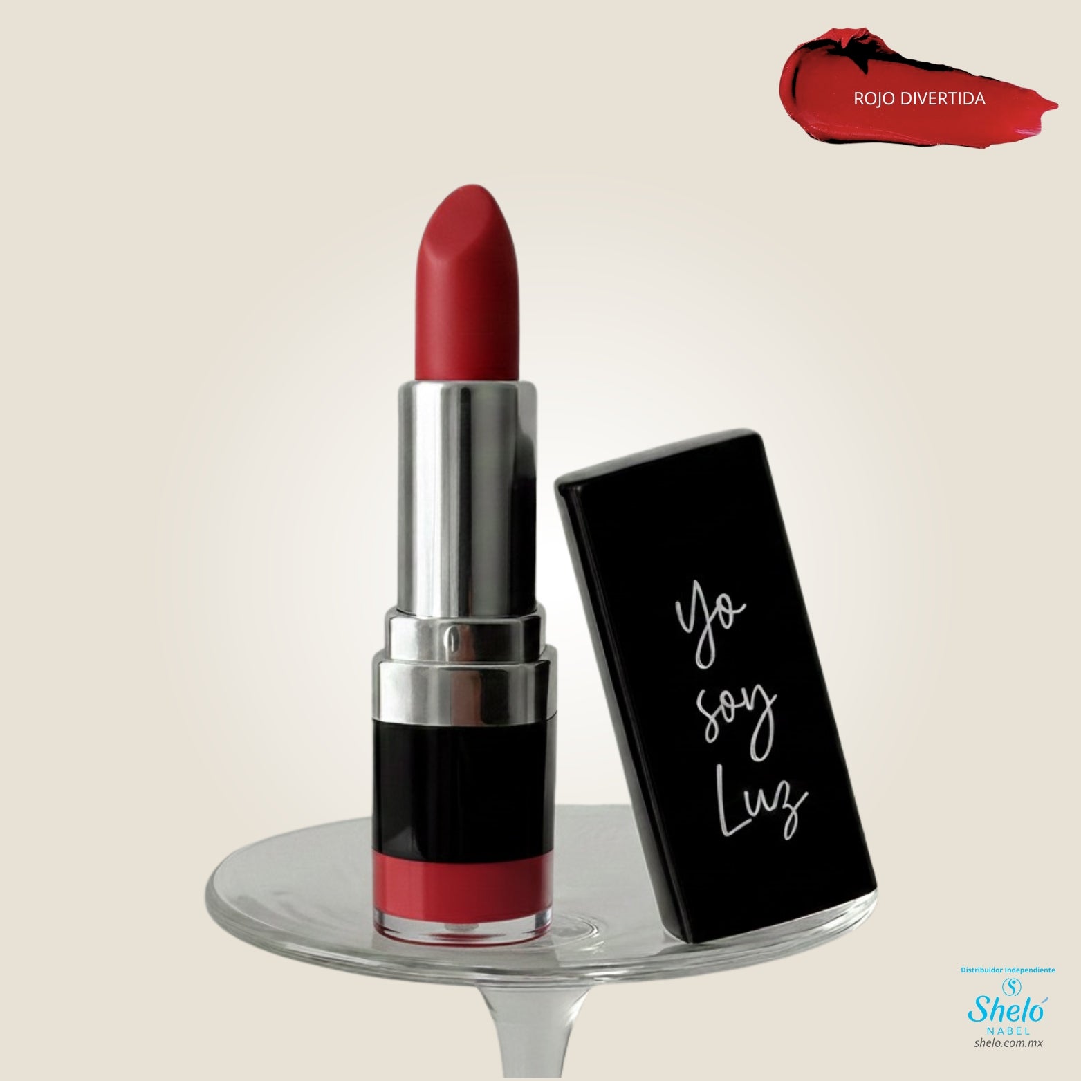 LABIAL MATTE ROJO DIVERTIDA