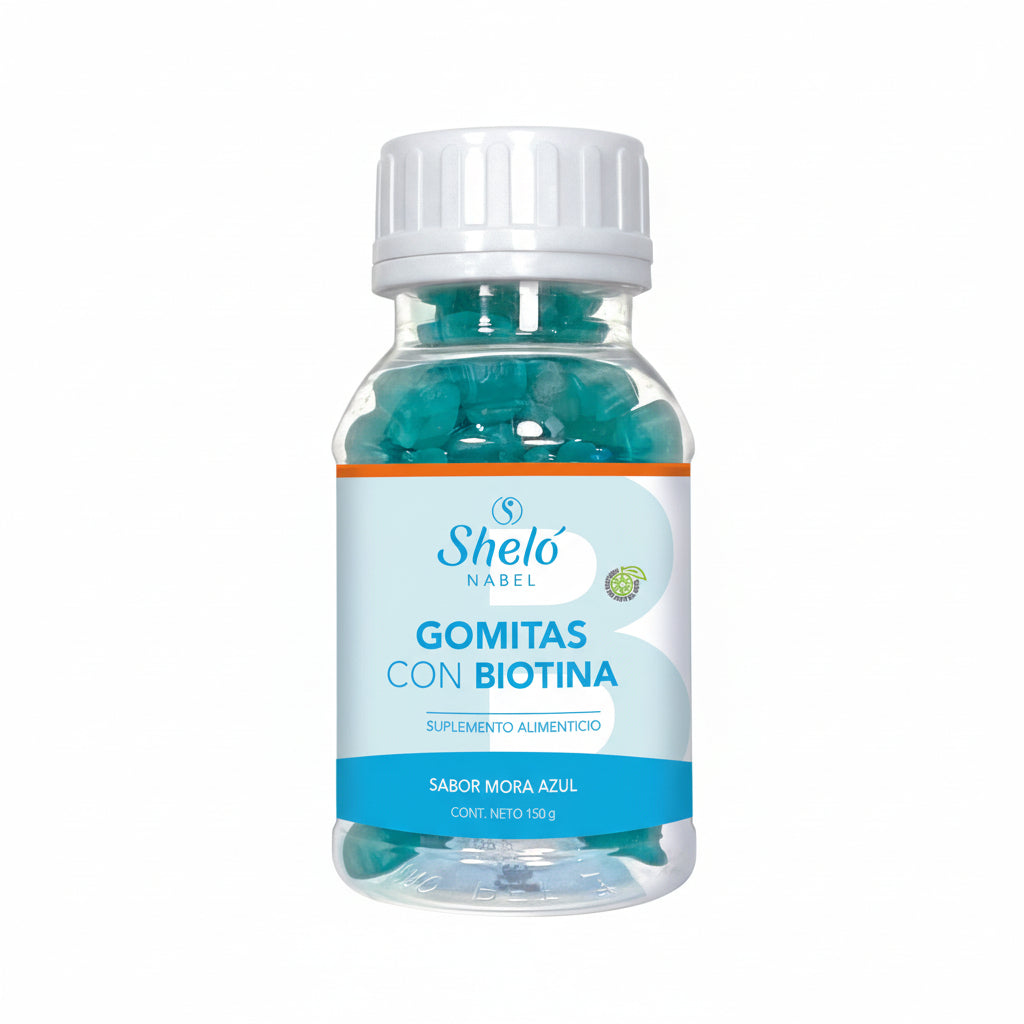 GOMITAS CON BIOTINA